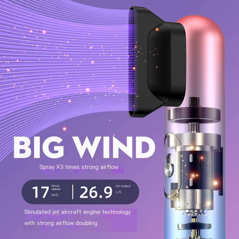 Cross-Border Blue Light Hair Dryer with Ionic Function