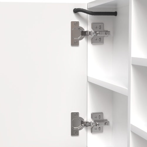 Modern 32x28 Inch Bathroom Cabinet With Mirror And LED Lights