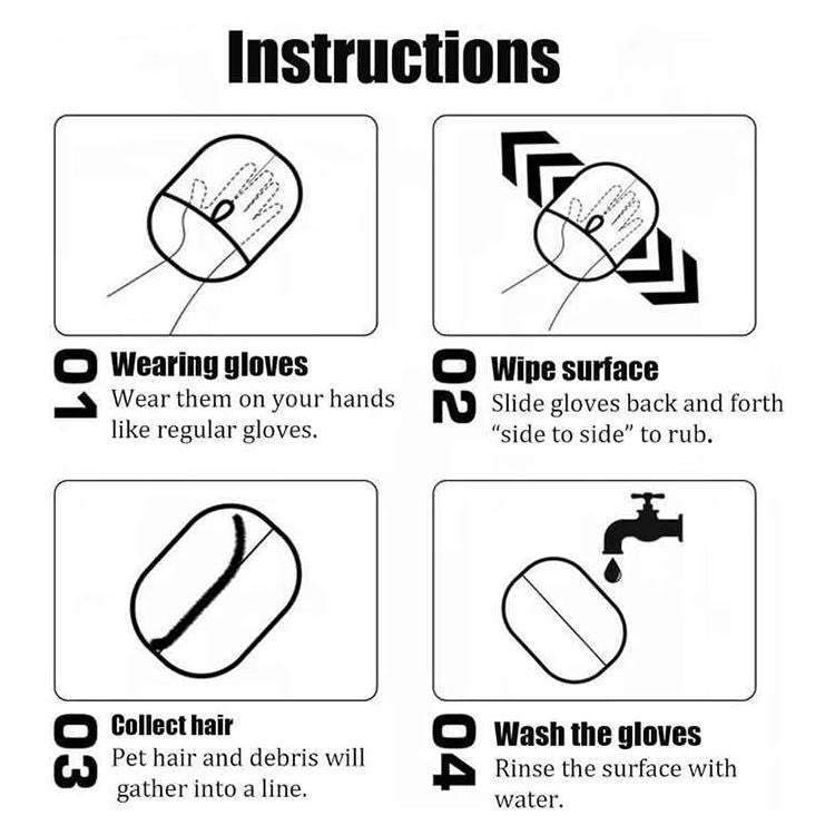 Pet Hair Removal Gloves