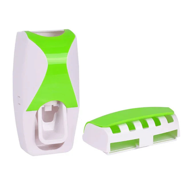 Toothpaste Squeezer and Toothbrush Holder Set