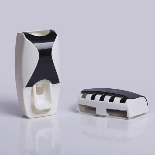 Toothpaste Squeezer and Toothbrush Holder Set